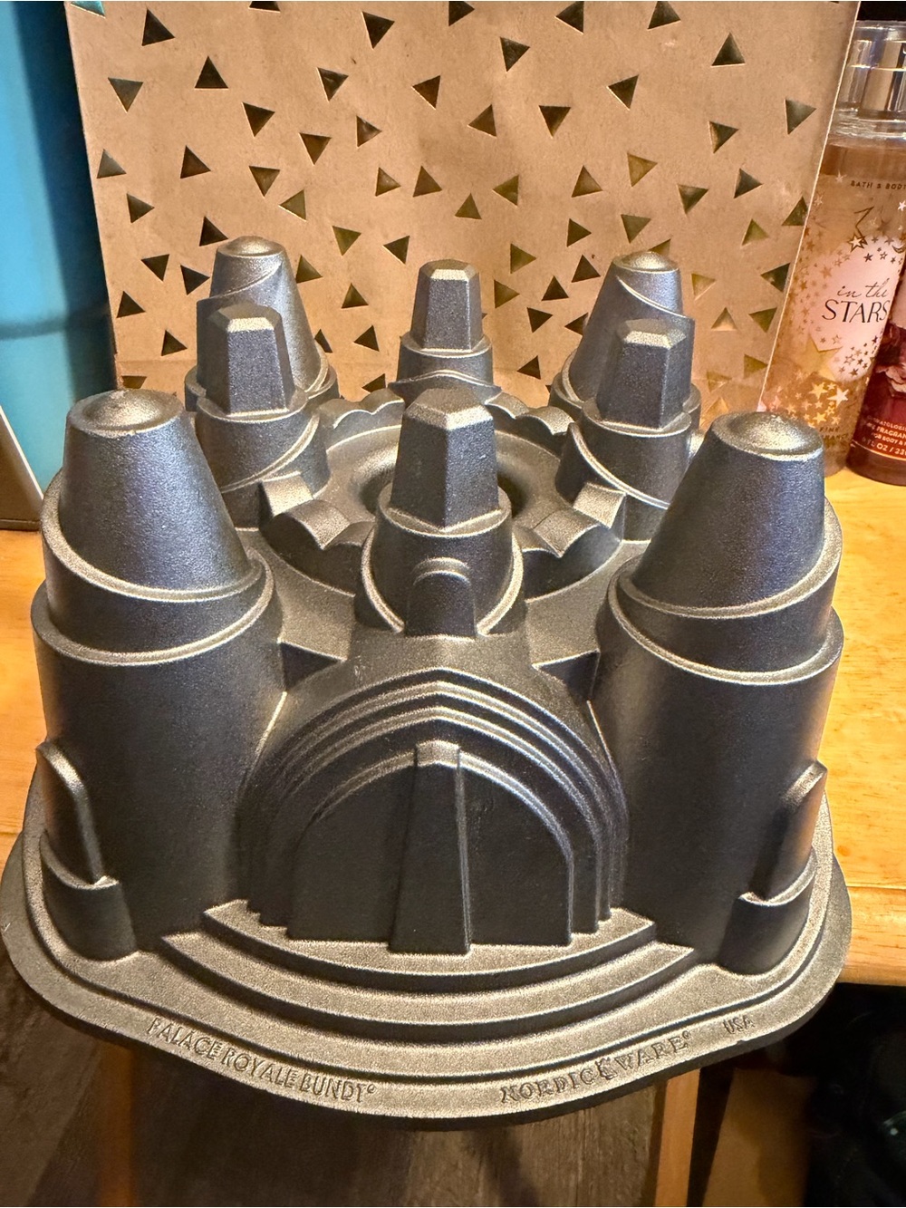 Nordic Ware Palace Royale Castle Bundt Pan - Metallic Silver